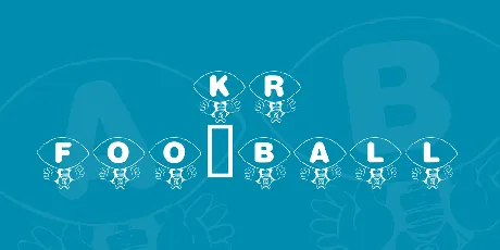 KR Foo'ball font