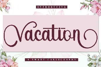 Vacation font