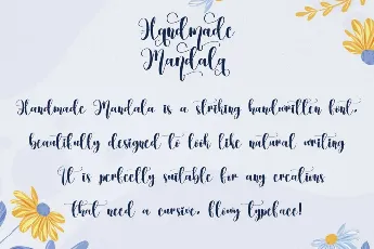 Handmade Mandala font