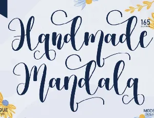 Handmade Mandala font