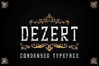 Dezert Typeface font
