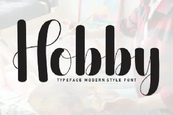 Hobby Script font