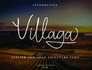 Villaga Handwritten font