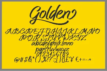 Golden Ticket font