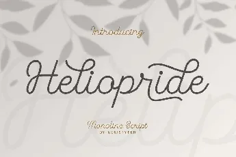 Heliopride font