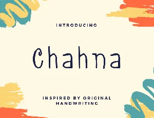 Chahna font