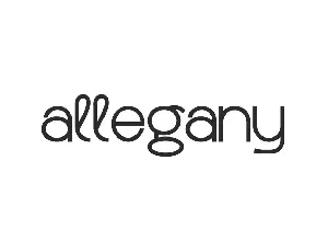 Allegany Demo font