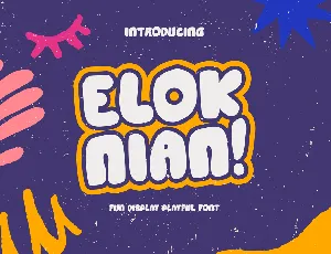 Elok Nian font