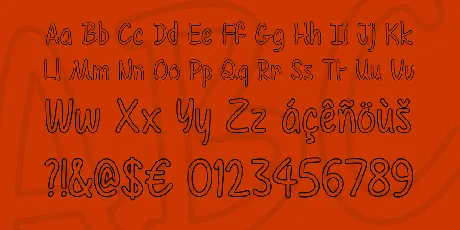 Color Time font