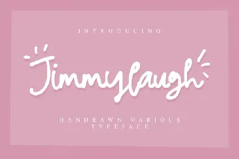 Jimmylaugh Handwritten font