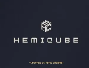 Hemicube Sans Serif font