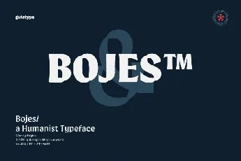 Bojesâ„¢ Typeface font