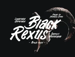 Black Rexus font