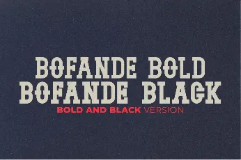 Bofande font