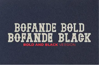 Bofande font