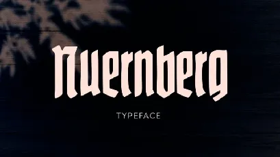 Nuernberg Display font