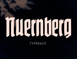 Nuernberg Display font