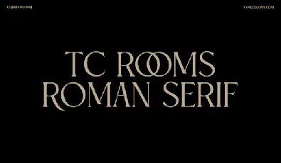 TC Rooms Typeface font