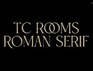 TC Rooms Typeface font