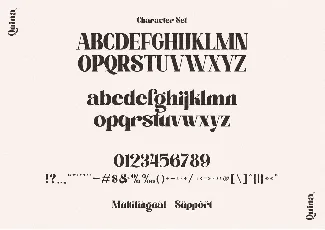 Quina font