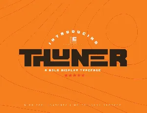 Thuner Typeface font