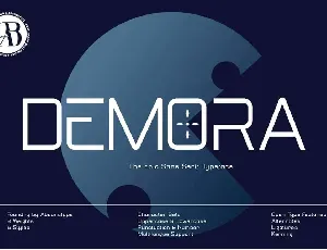 Demora font