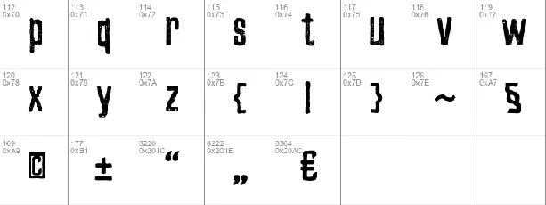 Zubajda font