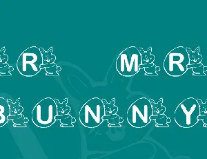 KR Mr. Bunny font