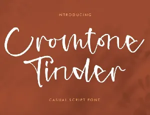 Cromtone Tinder font