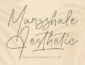 Marsshale Aesthetic font