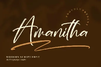 Amanitha font