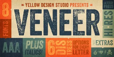 Veneer Family font