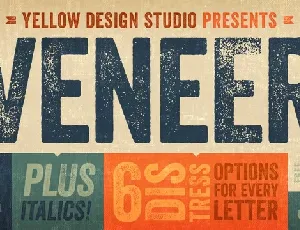 Veneer Family font