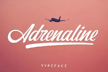 Adrenaline Script font