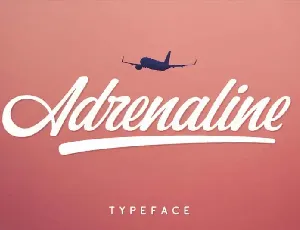 Adrenaline Script font