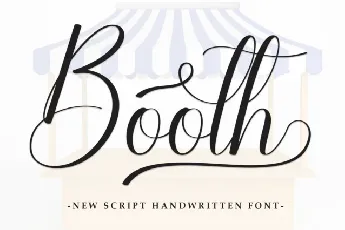 Booth Script font