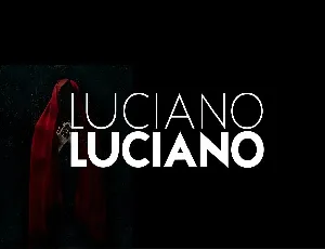 Luciano font