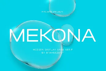 Mekona font