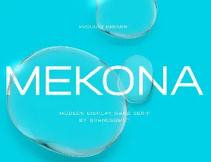 Mekona font