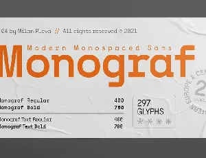 Monograf font