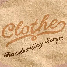 Clothe PERSONAL USE ONLY font