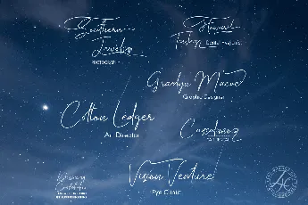 Blossoming Constellation free font