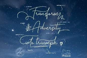 Blossoming Constellation free font