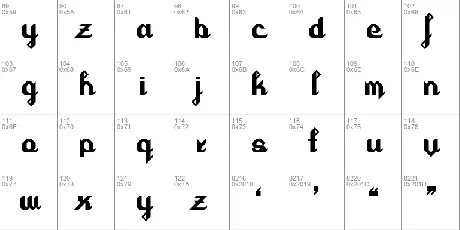 Cursivertex font