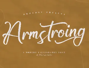 Armstroing font