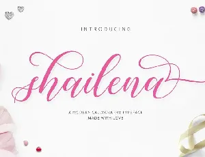 Shailena Script font