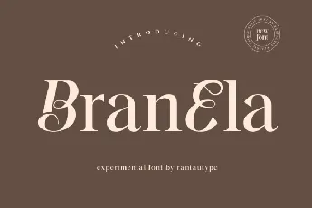 Branela font