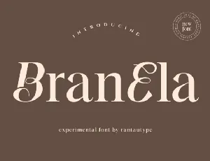 Branela font