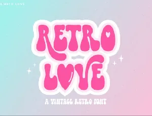 Retro Love font