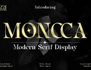 MONCCA font